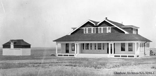 View of the Bungalow shortly after completion