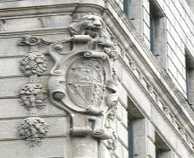 Vue (détail) de l'immeuble de la Banque de Hamilton, Winnipeg, 2006; Historic Resources Branch, Manitoba Culture, Heritage and Tourism, 2006