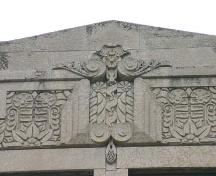 Wall detail of the Greater Winnipeg Gas Company Building, Winnipeg, 2006; Historic Resources Branch, Manitoba Culture, Heritage, Tourism and Sport, 2006