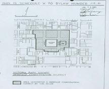Detailed Plan of Victoria Park Square Heritage Conservation District, 1991.; Department of Planning, City of Brantford, 1991.