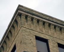 Detail view of the Great West Saddlery Building, Winnipeg, 2007; Historic Resources Branch, Manitoba Culture, Heritage and Tourism, 2007