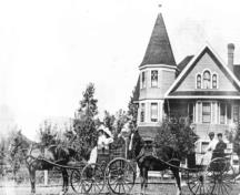 Historic view of Campbell House; Greater Vernon Museum & Archives photo #4716, 1910