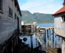 Butedale Cannery waterfront buildings, 2008; Kitimat-Stikine Regional District, 2008