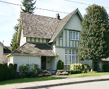 Exterior view of the Kitchin Residence; City of North Vancouver, 2005