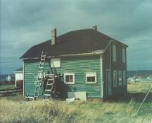 Exterior photo of side and rear facades prior to restoration.; HFNL 2005