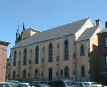 Shaarei Zedek Synagogue/Calvin Church - side view; PNB