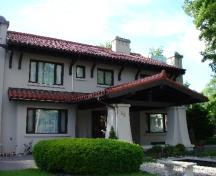 front facade of the Powell House; RHI 2006