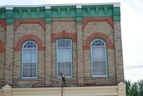 Odd Fellows Hall Windows Detail